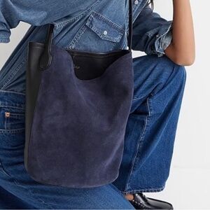 Navy J Crew Berkeley bucket  Tote bag